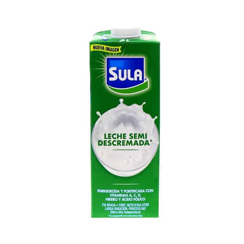Leche Semidescremada Sula 1L