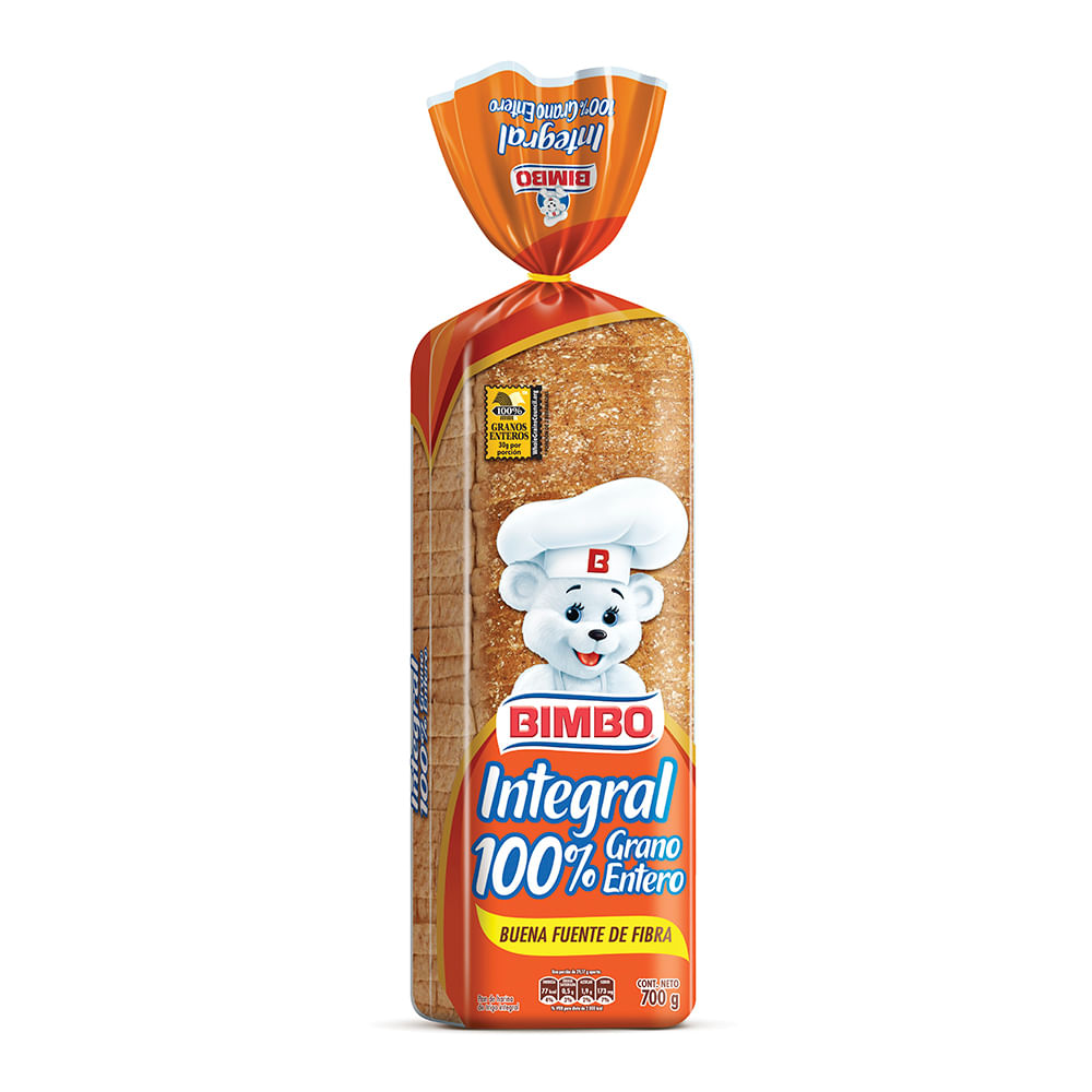 Pan Integral Bimbo 680g