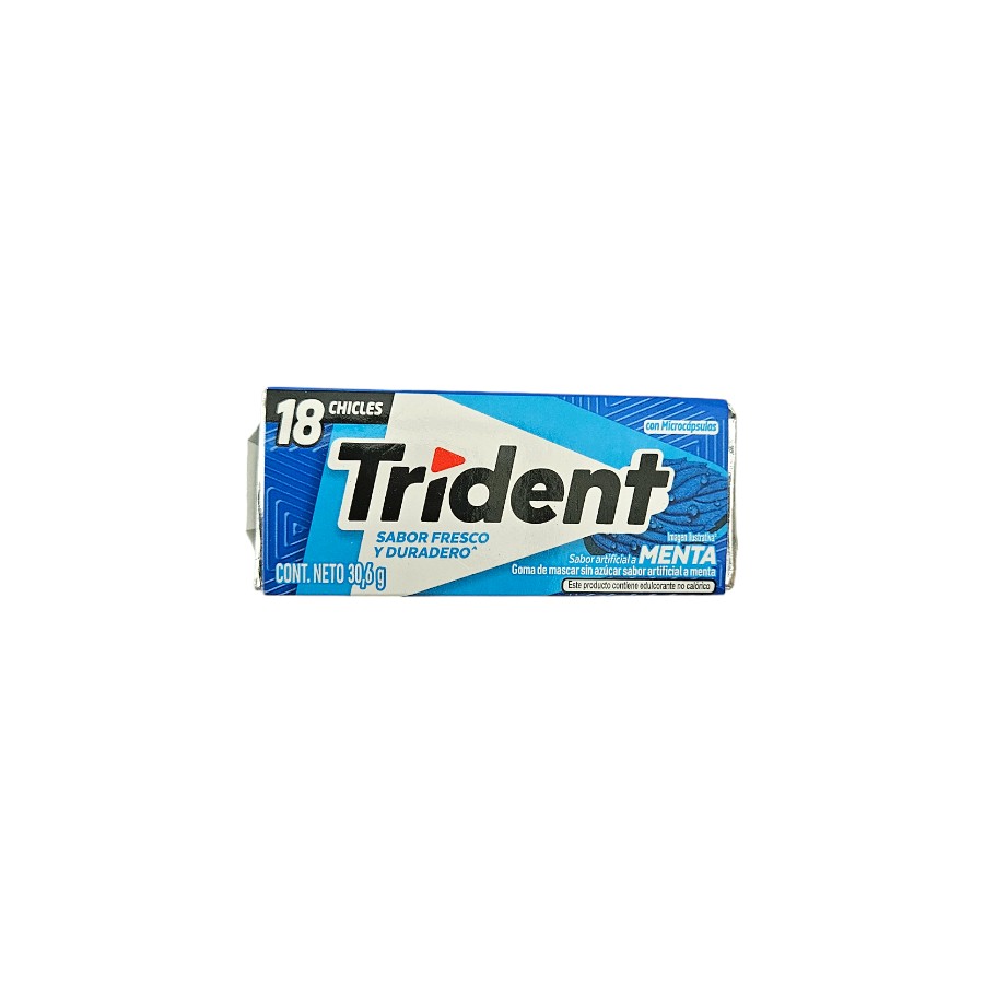 Chicles Trident Menta 18 u