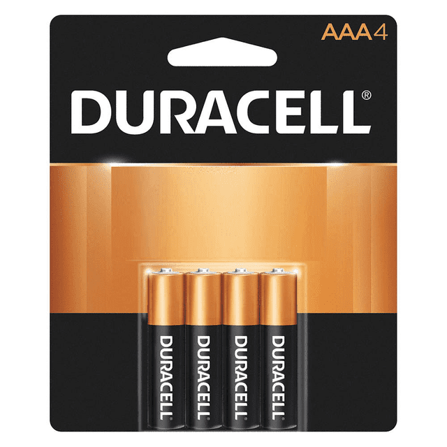 Pilas Alcalinas Duracell AAA 4 uds