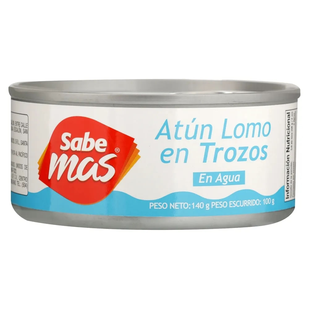 Atún Sabemas en trozos en agua 140g