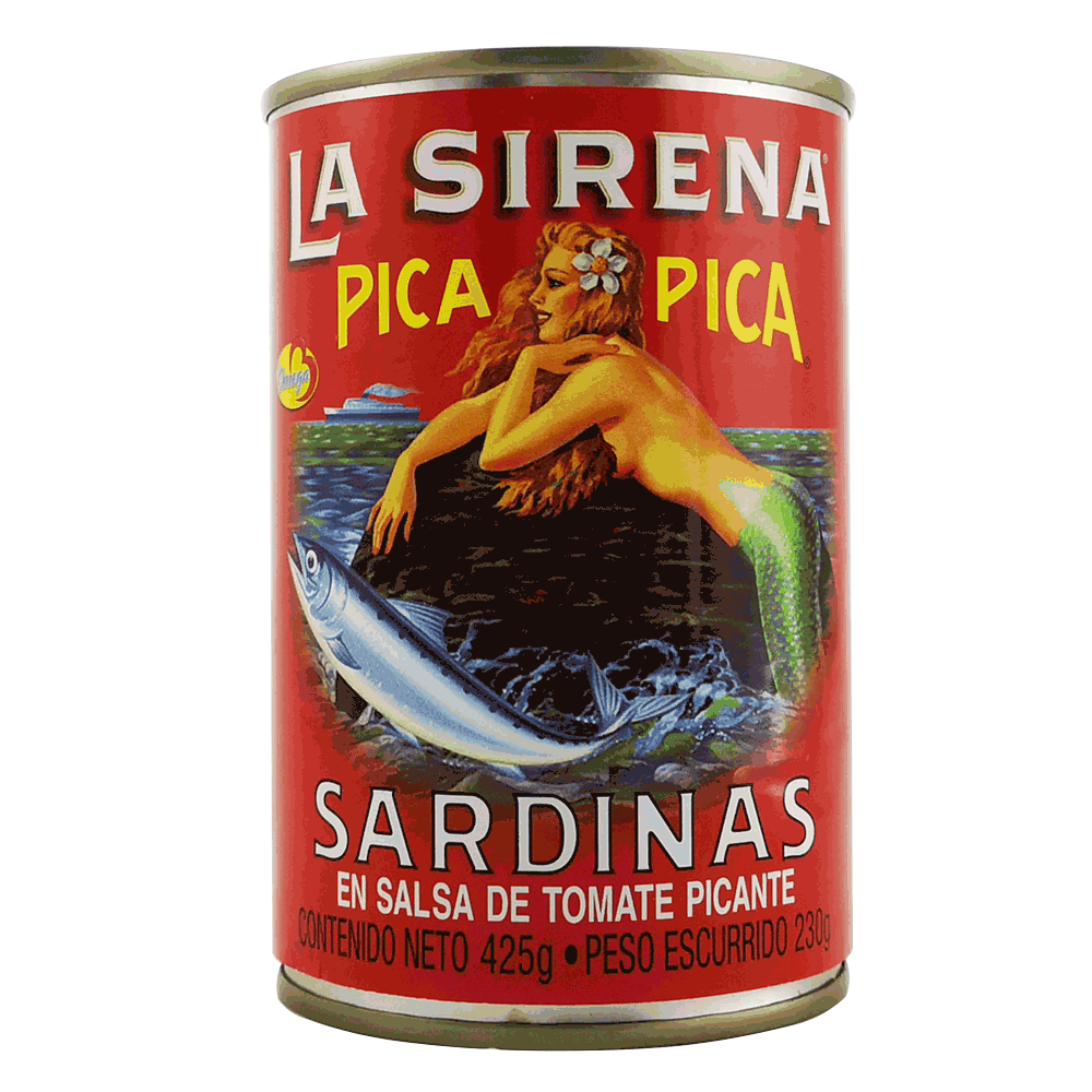 Sardinas La Sirena Pica Pica en salsa de tomate 425g