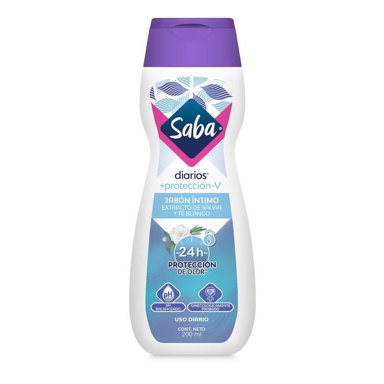 Jabón Íntimo Saba + Protección V 200ml