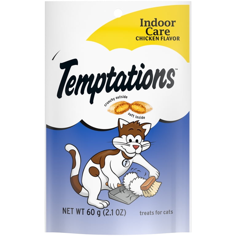Temptations Indoor Care Snacks de Pollo para Gato 60g