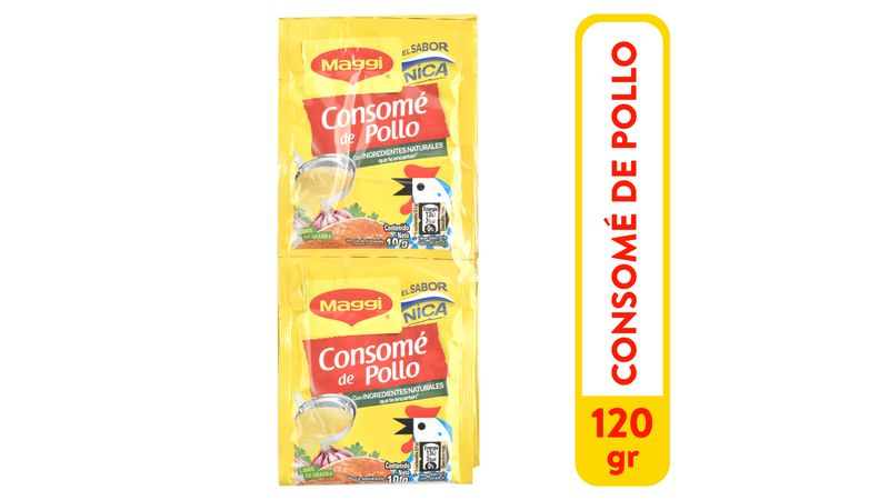 Consomé de Pollo Maggi 12 sobres de 10g